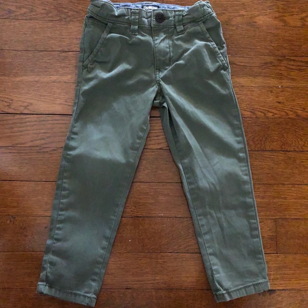 Osh Kosh green pants, size 4